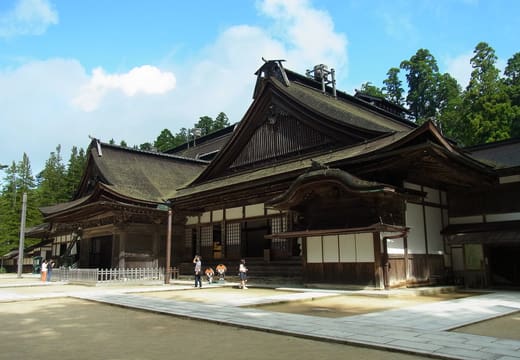Main hall of Kongobuji temple on Koyasan